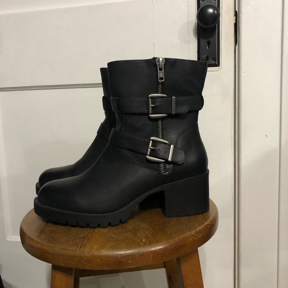 Torrid boots size 12.5 wides.  Worn once brand new condition